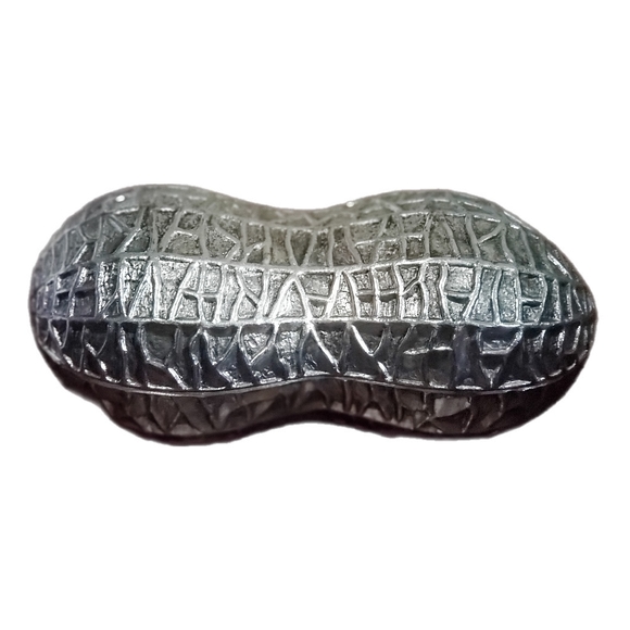 Vintage F.B. Rogers Silver-plated Peanut Shaped Lidded Bowl Japan - Picture 6 of 6